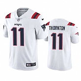 Nike Men & Women & Youth New England Patriots #11 Tyquan Thornton White Vapor Untouchable Limited Stitched Jersey,baseball caps,new era cap wholesale,wholesale hats